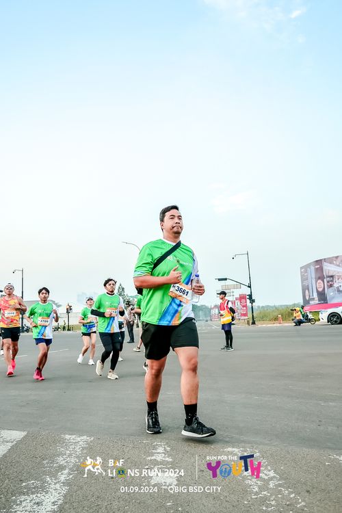 Race photo from BAF LIONS RUN 2024