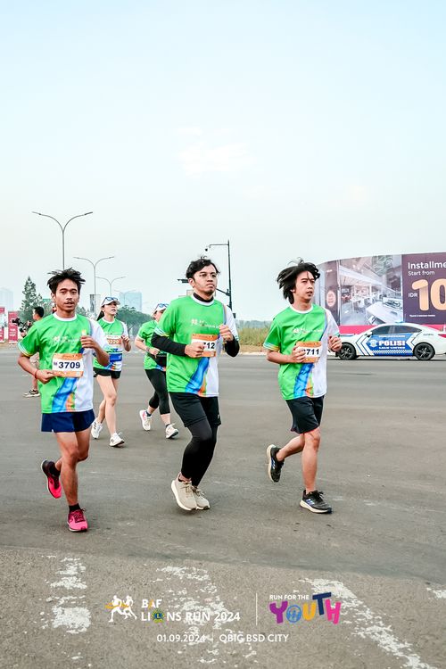Race photo from BAF LIONS RUN 2024