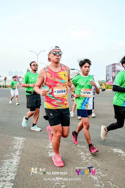 Race photo from BAF LIONS RUN 2024