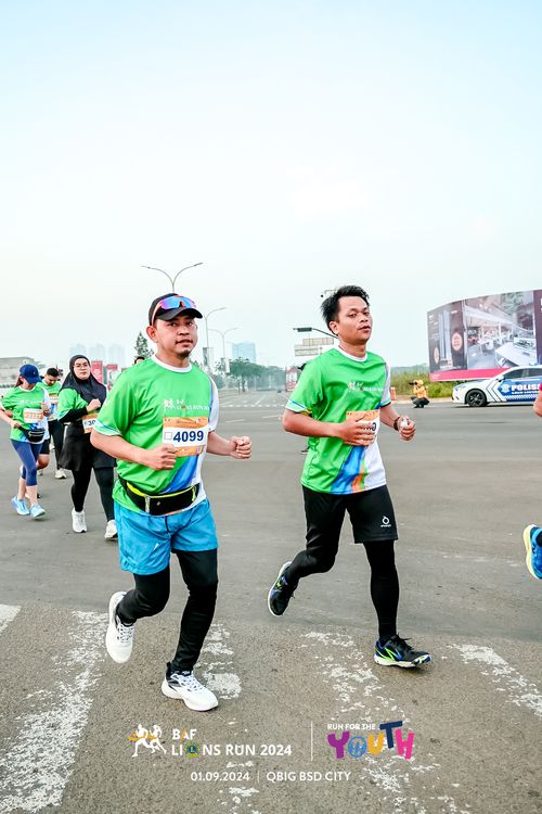 Race photo from BAF LIONS RUN 2024