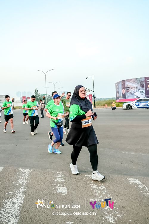 Race photo from BAF LIONS RUN 2024