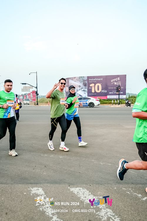 Race photo from BAF LIONS RUN 2024