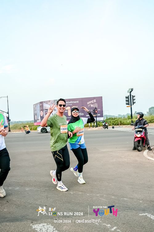 Race photo from BAF LIONS RUN 2024