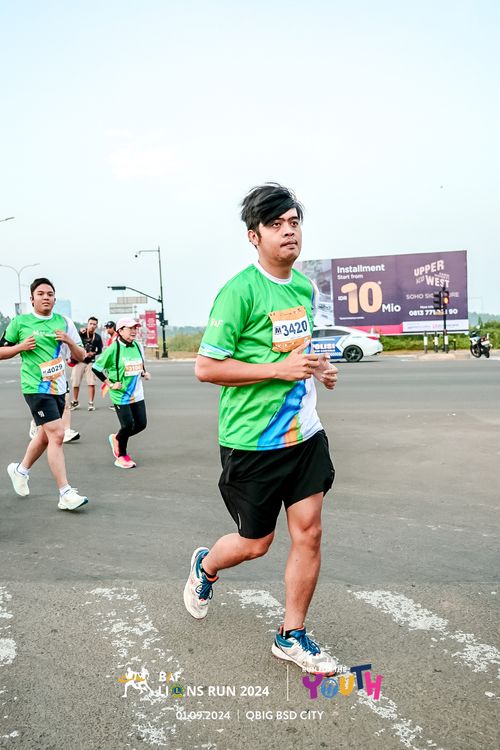 Race photo from BAF LIONS RUN 2024