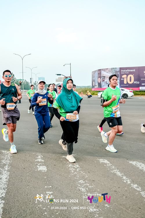 Race photo from BAF LIONS RUN 2024