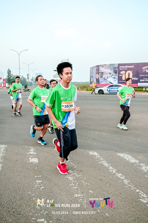 Race photo from BAF LIONS RUN 2024