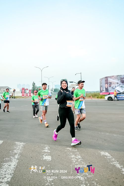 Race photo from BAF LIONS RUN 2024