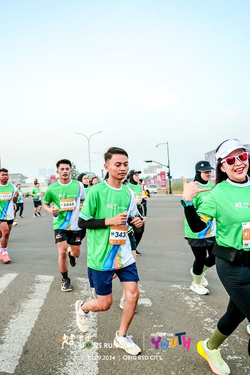 Race photo from BAF LIONS RUN 2024