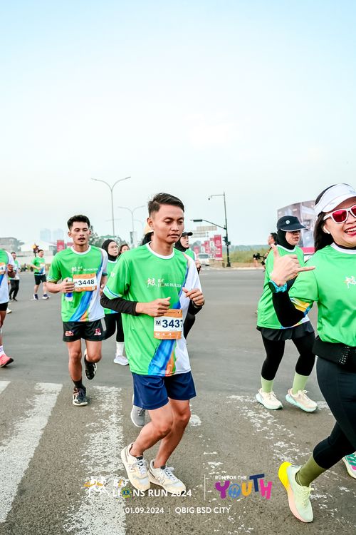 Race photo from BAF LIONS RUN 2024
