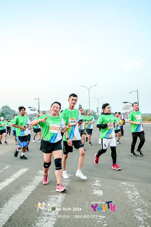Race photo from BAF LIONS RUN 2024