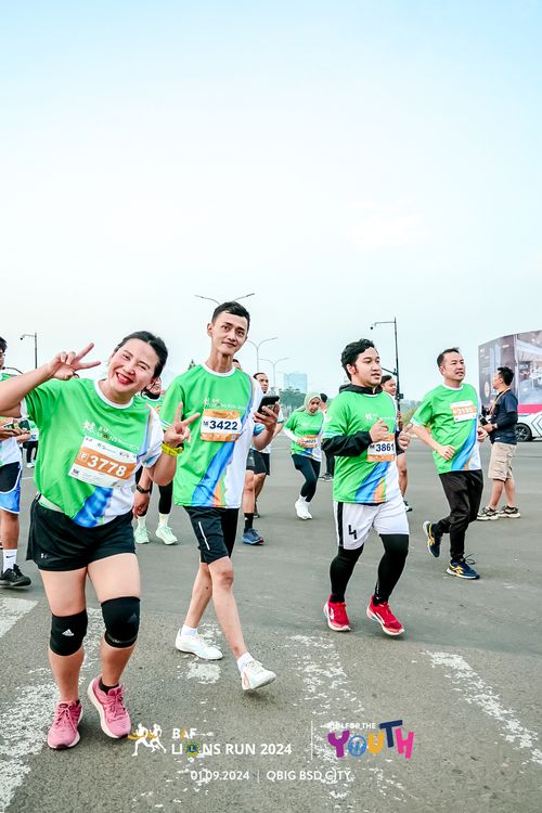 Race photo from BAF LIONS RUN 2024