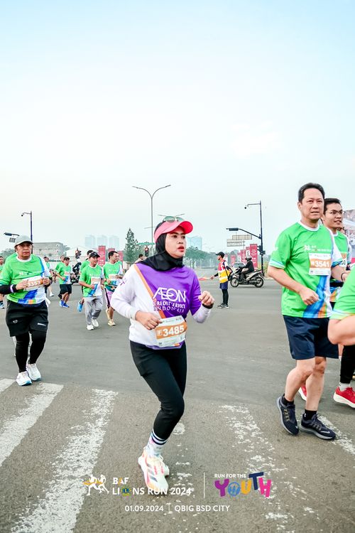 Race photo from BAF LIONS RUN 2024