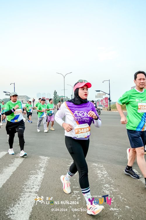 Race photo from BAF LIONS RUN 2024