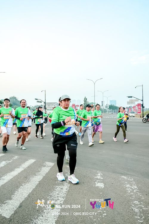 Race photo from BAF LIONS RUN 2024