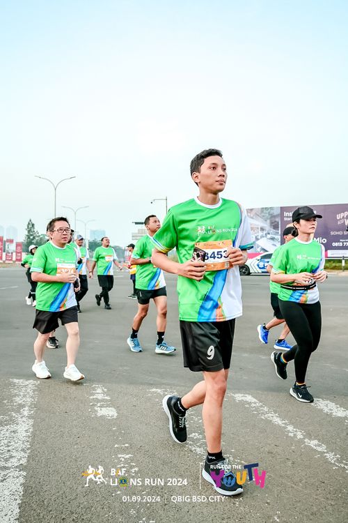 Race photo from BAF LIONS RUN 2024