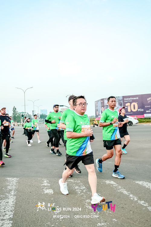 Race photo from BAF LIONS RUN 2024