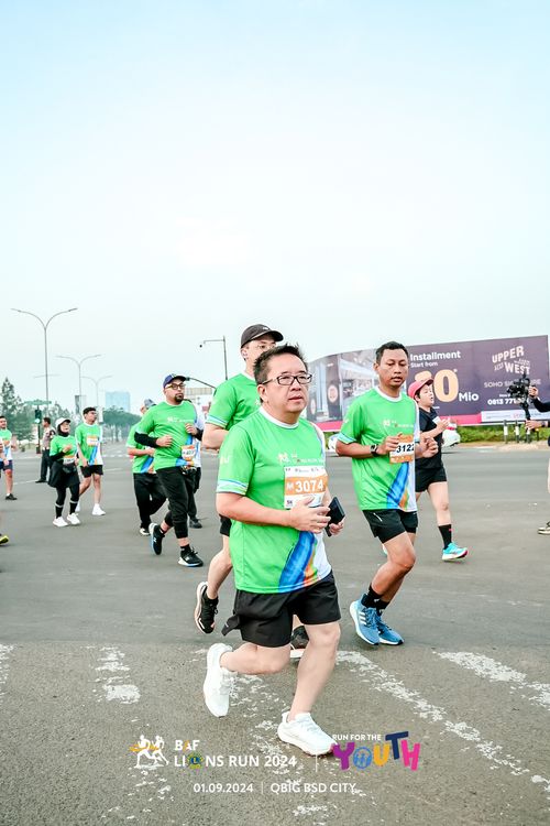 Race photo from BAF LIONS RUN 2024