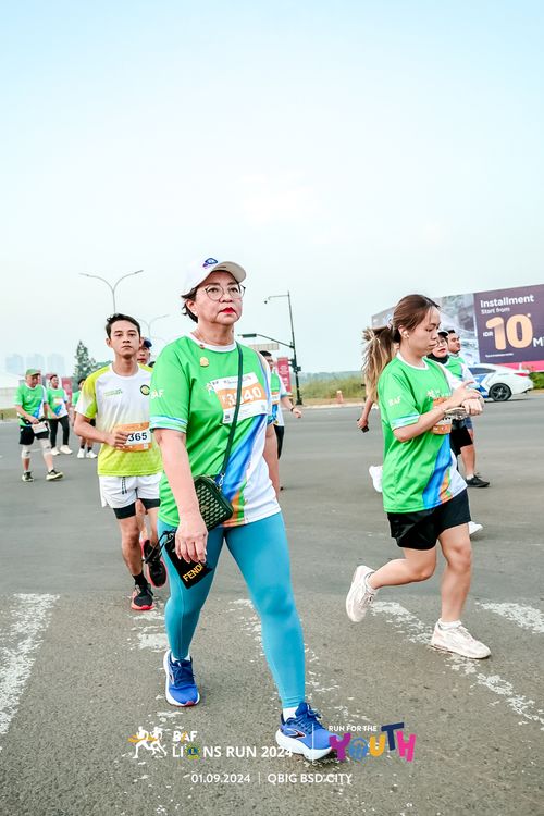 Race photo from BAF LIONS RUN 2024