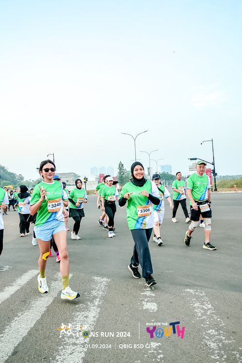 Race photo from BAF LIONS RUN 2024