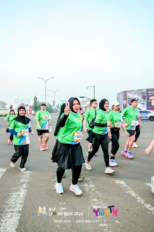 Race photo from BAF LIONS RUN 2024
