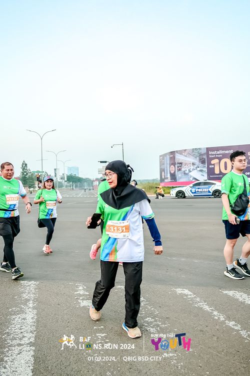 Race photo from BAF LIONS RUN 2024