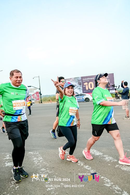Race photo from BAF LIONS RUN 2024