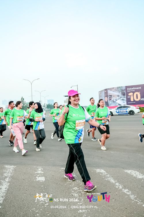 Race photo from BAF LIONS RUN 2024