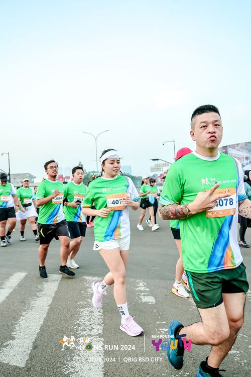 Race photo from BAF LIONS RUN 2024