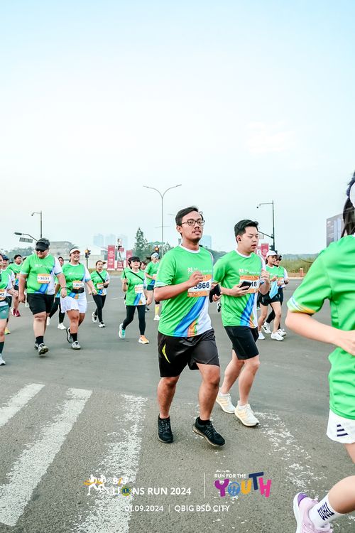 Race photo from BAF LIONS RUN 2024