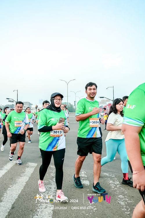 Race photo from BAF LIONS RUN 2024