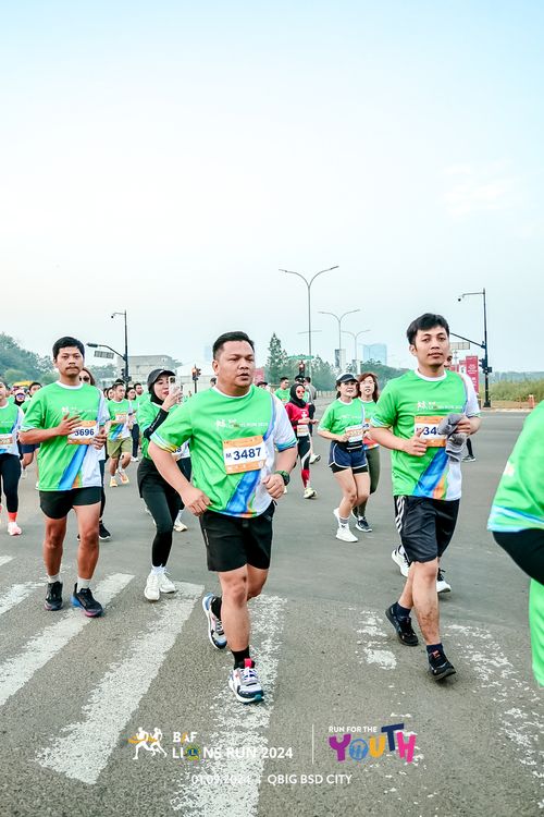 Race photo from BAF LIONS RUN 2024