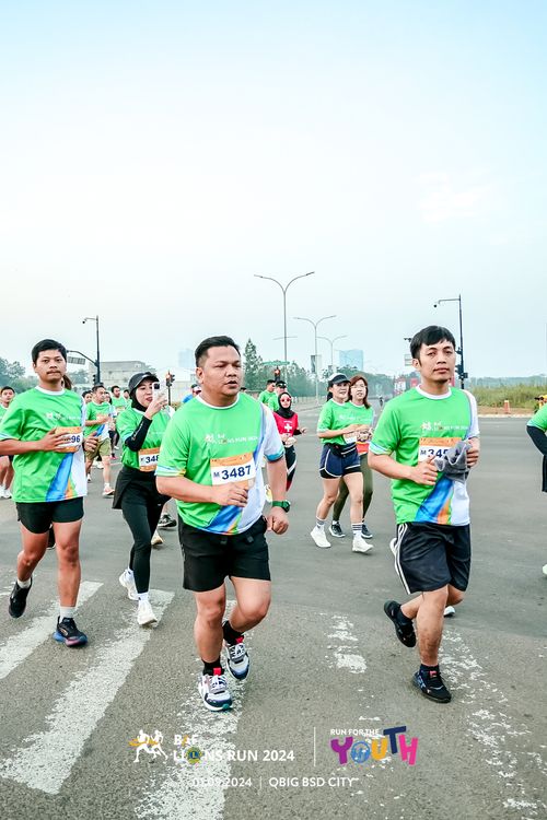 Race photo from BAF LIONS RUN 2024