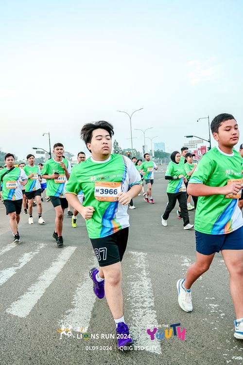 Race photo from BAF LIONS RUN 2024