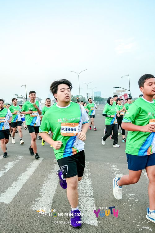 Race photo from BAF LIONS RUN 2024