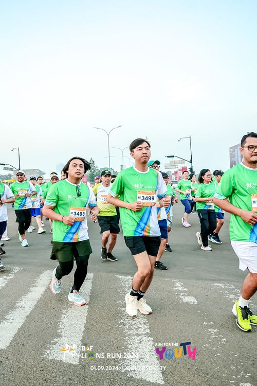 Race photo from BAF LIONS RUN 2024