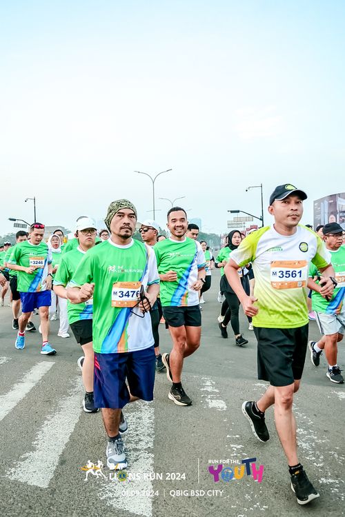 Race photo from BAF LIONS RUN 2024