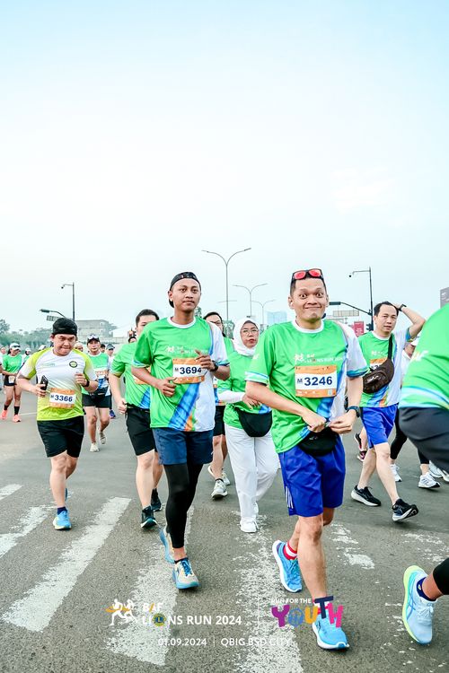 Race photo from BAF LIONS RUN 2024