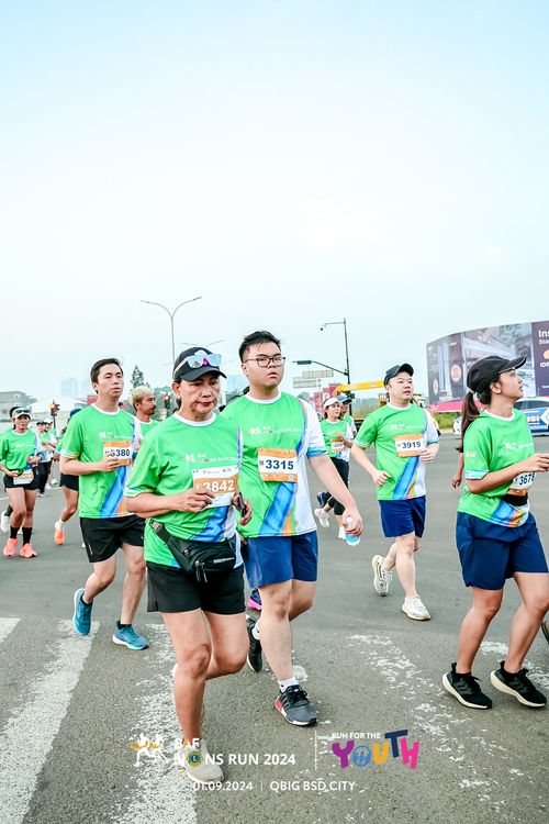 Race photo from BAF LIONS RUN 2024
