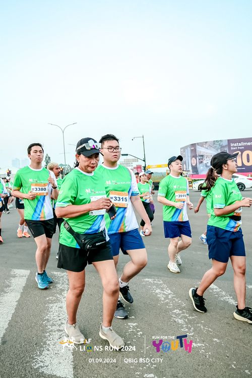 Race photo from BAF LIONS RUN 2024
