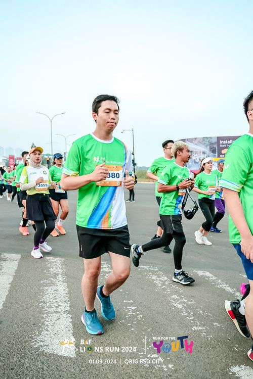 Race photo from BAF LIONS RUN 2024