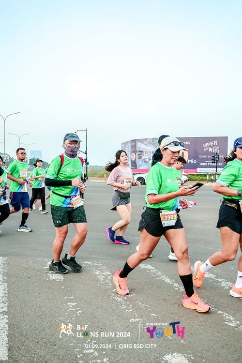 Race photo from BAF LIONS RUN 2024