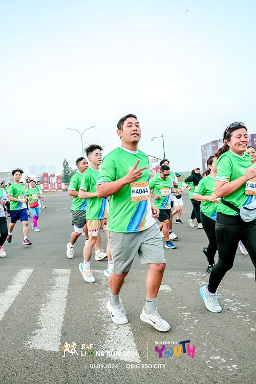 Race photo from BAF LIONS RUN 2024