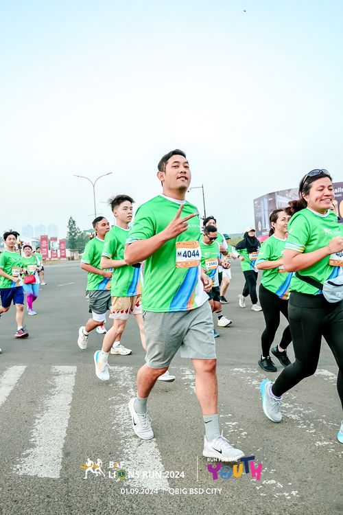 Race photo from BAF LIONS RUN 2024