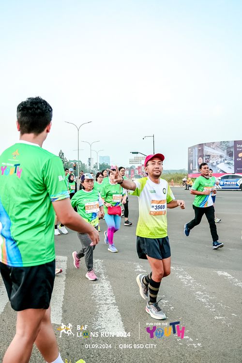 Race photo from BAF LIONS RUN 2024