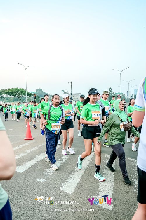 Race photo from BAF LIONS RUN 2024