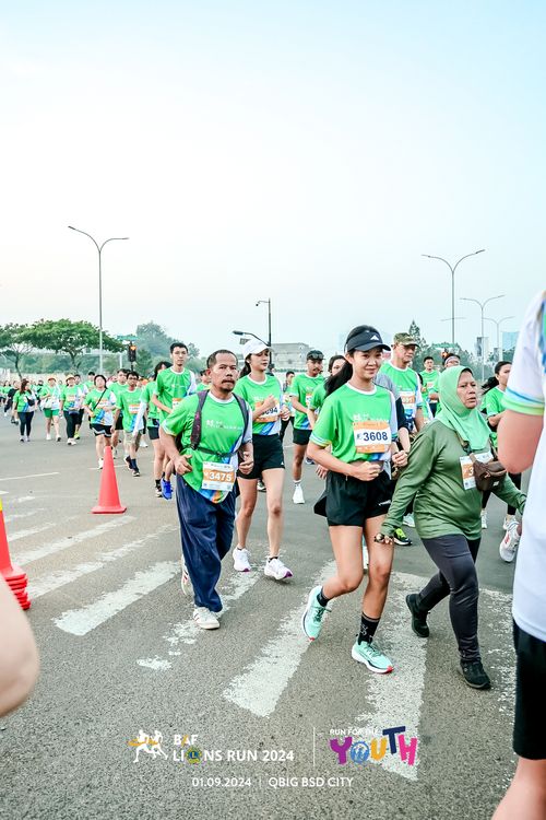 Race photo from BAF LIONS RUN 2024