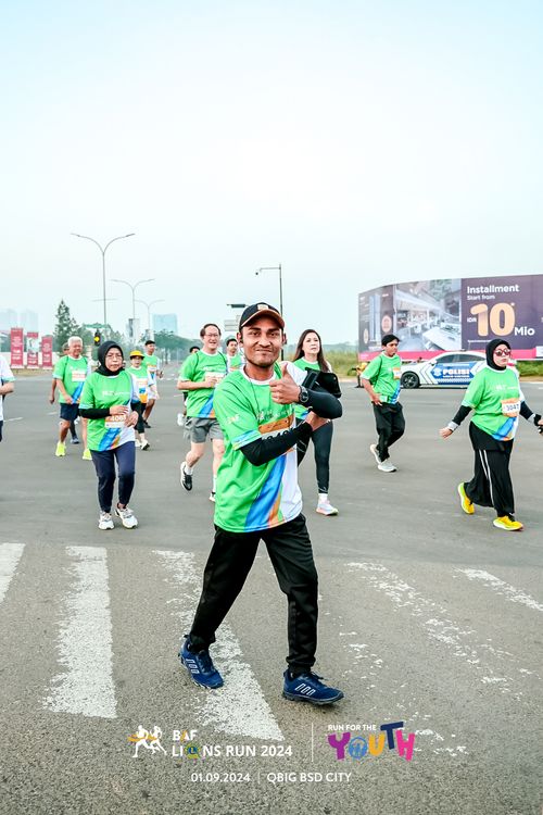Race photo from BAF LIONS RUN 2024