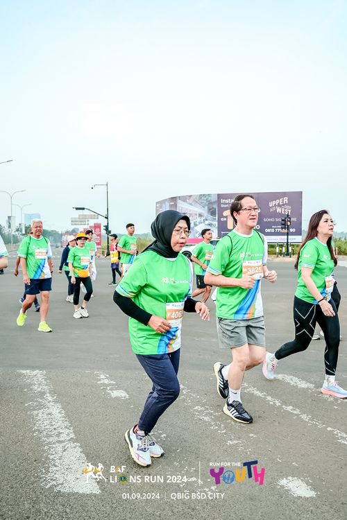 Race photo from BAF LIONS RUN 2024