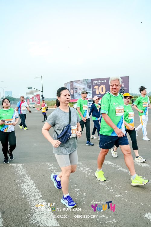 Race photo from BAF LIONS RUN 2024