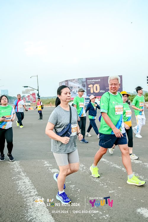 Race photo from BAF LIONS RUN 2024